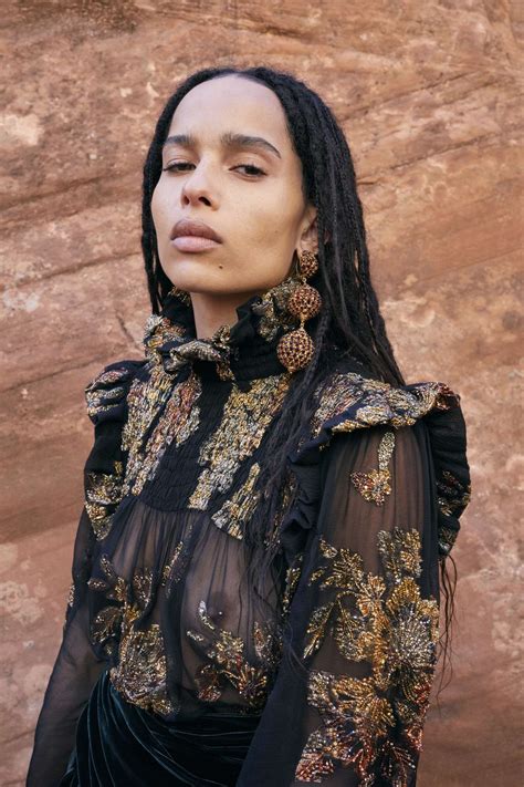 ysl campaign zoe kravitz|zoe kravitz new face.